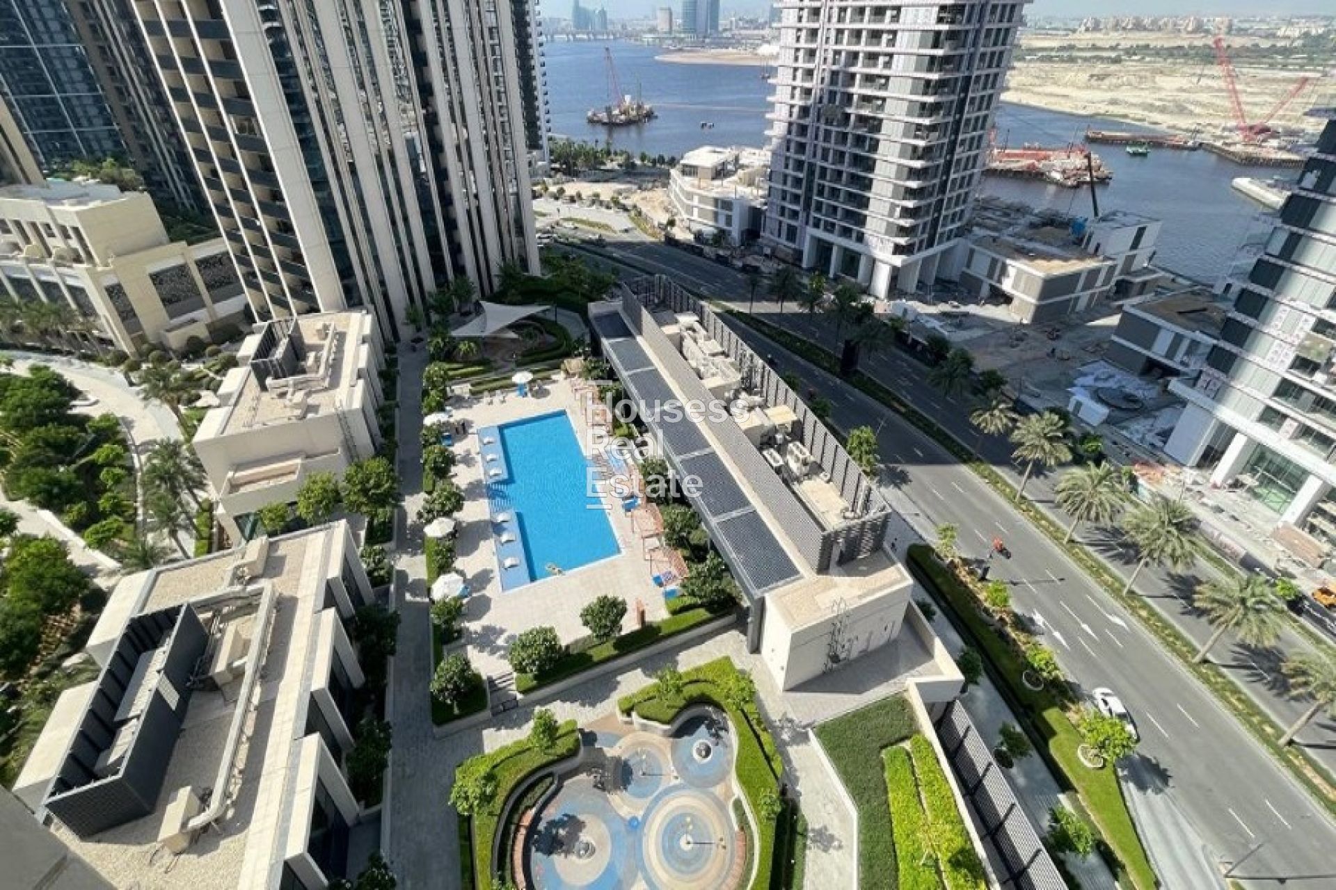 Apartment for Rent in Harbour Gate Tower 2, Dubai Creek Harbour (The Lagoons) Creek View and Pool View | Ready to Move in