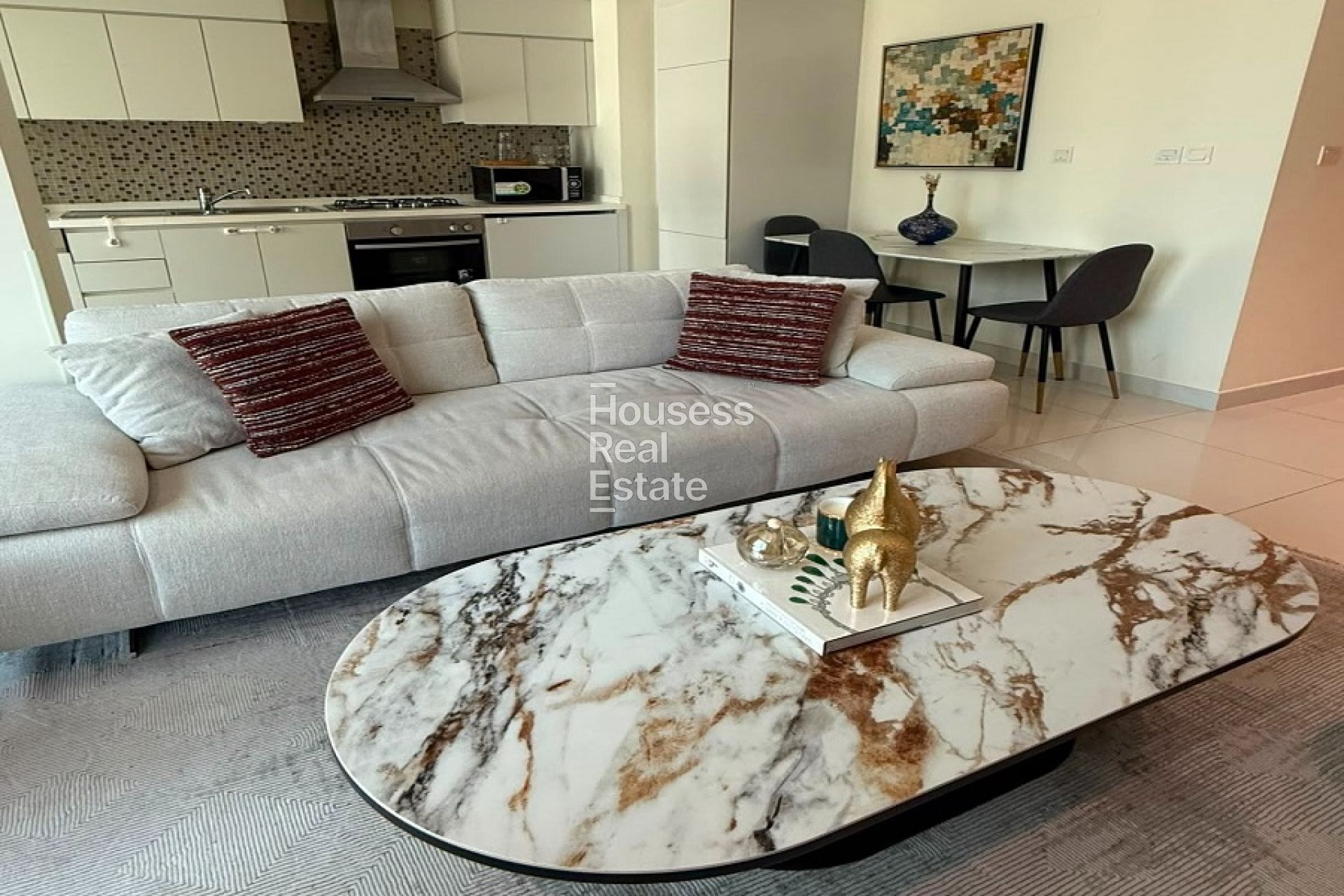 Apartment for Rent in Damac Maison The Vogue, Business Bay Fully Furnished 1BR|Prime Location|Canal View