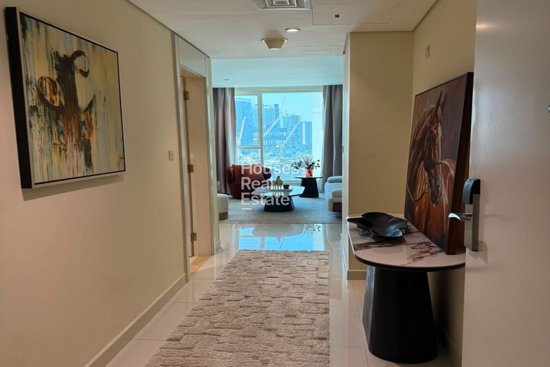 Apartment for Rent in Damac Maison The Vogue, Business Bay Fully Furnished 1BR|Prime Location|Canal View