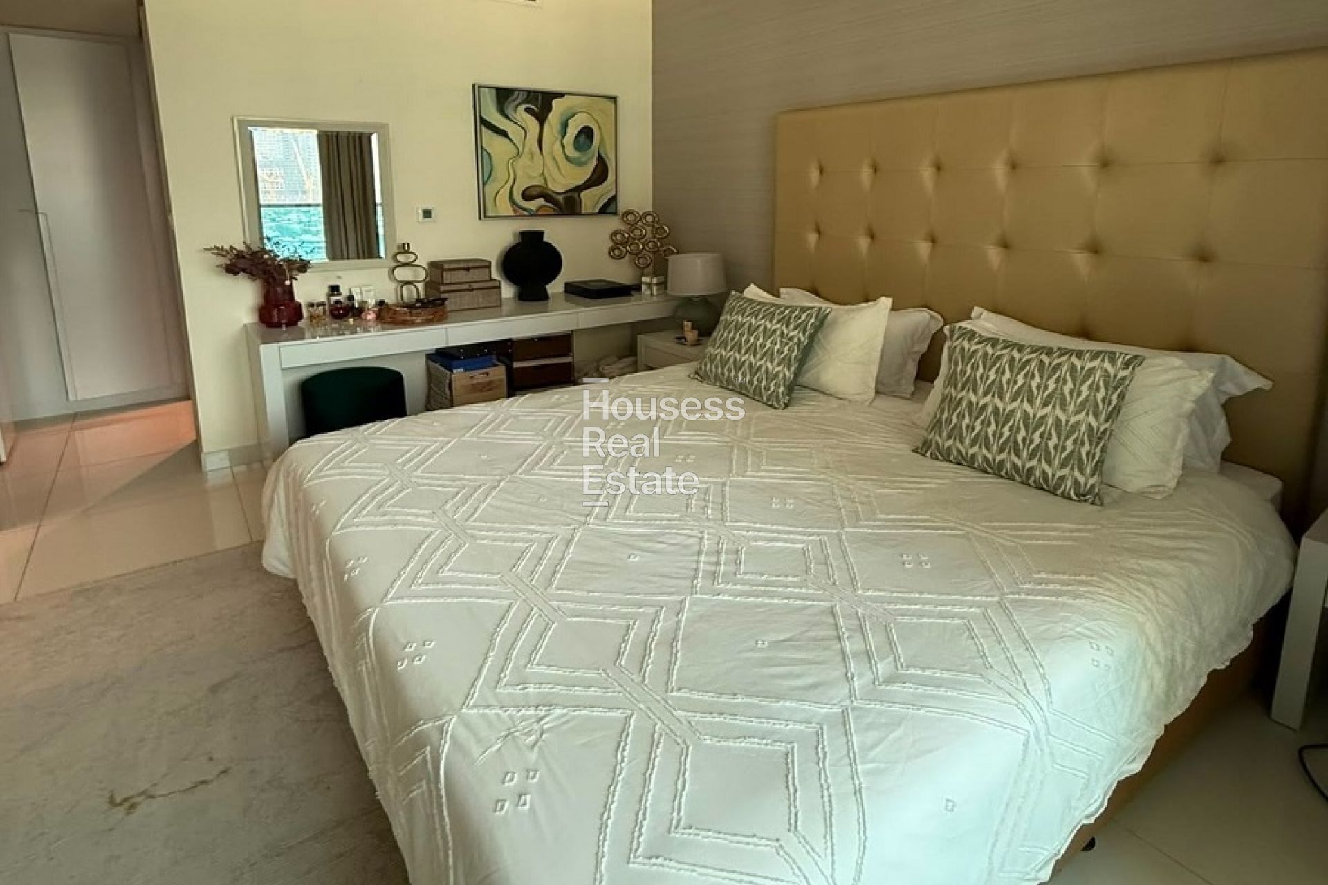 Apartment for Rent in Damac Maison The Vogue, Business Bay Fully Furnished 1BR|Prime Location|Canal View